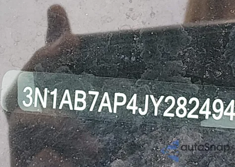 2018 Nissan Sentra S z USA, uszkodzony, nr VIN 3N1AB7AP4JY282494